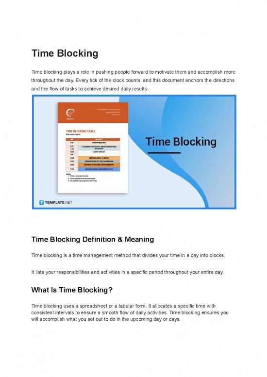 picture_Time Blocking Template Pdf 193576 | Time Blocking Pdf