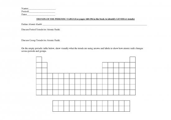 picture Pdf Printable Periodic Table 195335 | Trends Of The Periodic Table   Notes 5