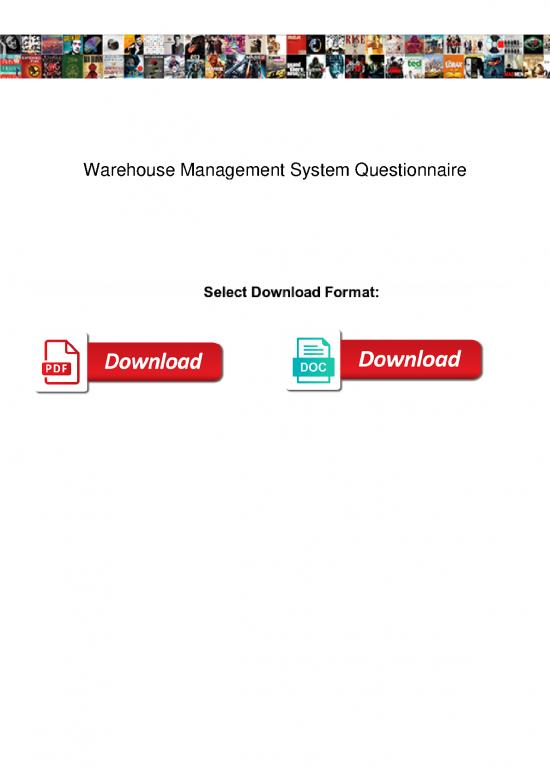 picture Inventory Management Pdf 194345 | Warehouse Management System Questionnaire
