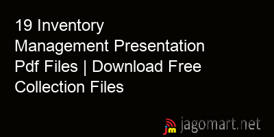 picture 19 Inventory Management Presentation Pdf Files | Download Free Collection Files