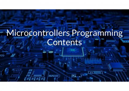 picture_Programming Techniques Pdf 197449 | 1240 Microcontroller Progrmmingcontents