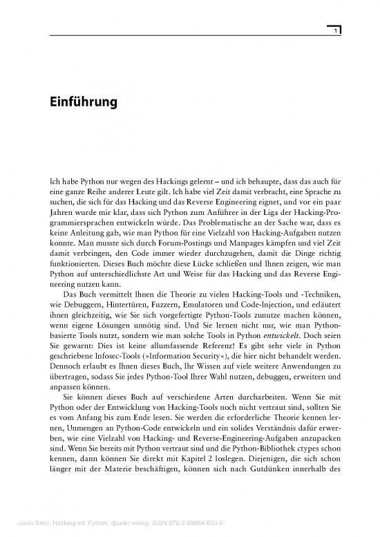 picture_Hacking With Python Pdf 196833 | 1 Einfuehrung