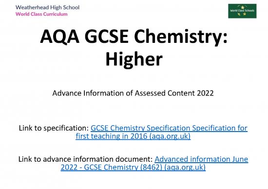picture Best Periodic Table Pdf 197260 | Aqa Gcse Triple Chemistry Higher Revision Lists 2022