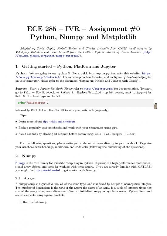 picture_Python Assignment Pdf 196959 | Assignment0