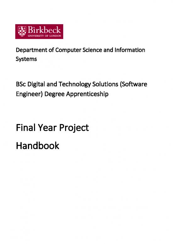picture Computer Science Thesis Pdf 197441 | Bsc Dts Project Handbook V1