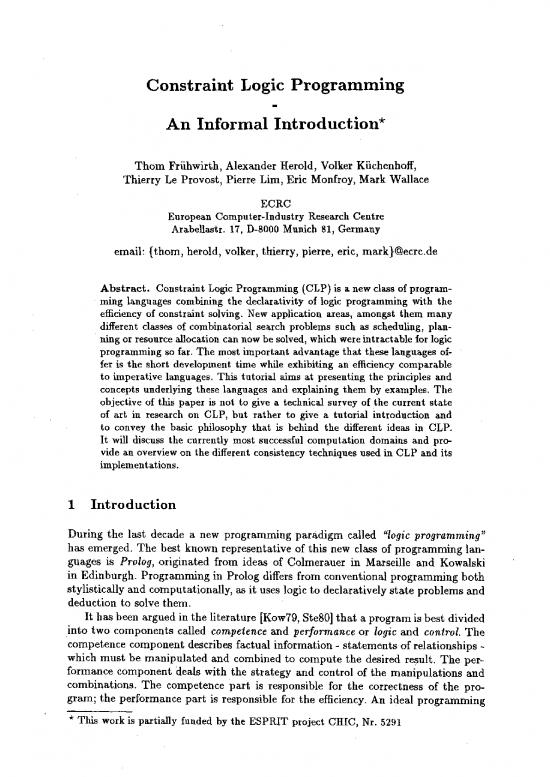 picture_The Art Of Programming Pdf 197774 | Clp Intro Ecrc 93 05
