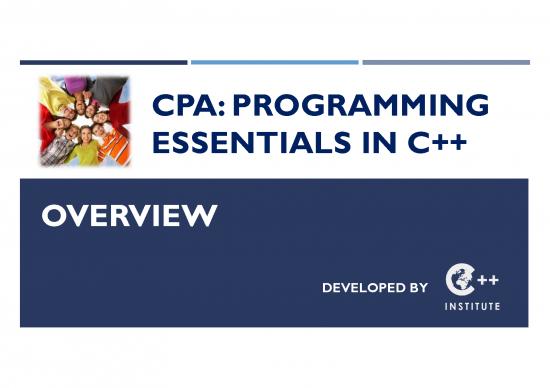 picture_Certification Pdf 196713 | Cpa Programming Essentials In Cplusplus Overview
