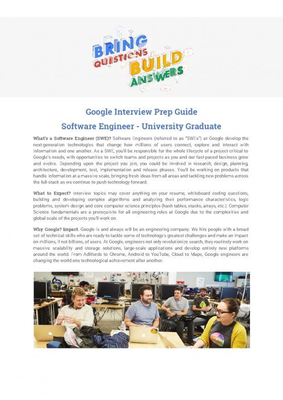 picture Google Coding Interview Questions Pdf 196445 | Google Interview Prep Guide Swe