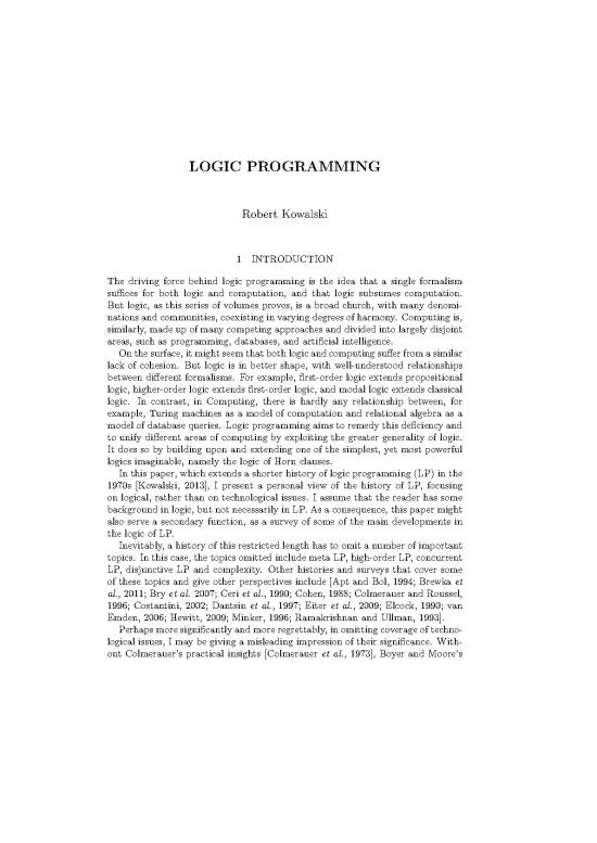 picture Logic Programming Pdf 197467 | History