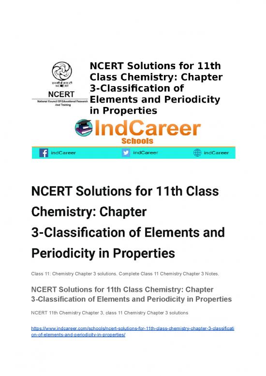 picture_Pdf Printable Periodic Table 195691 | Ncert Solutions For 11th Class Chemistry  Chapter 3 Classification Of Elements And Periodicity In Properties