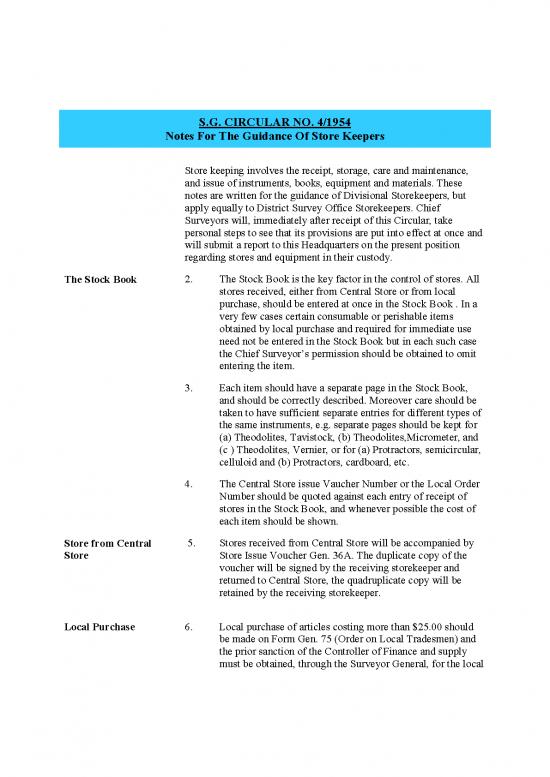picture Store Keeping Notes Pdf 196153 | Pek 4 1954