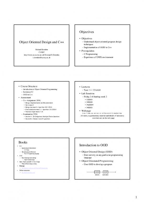 picture Object Oriented Design Pdf 196161 | Section1