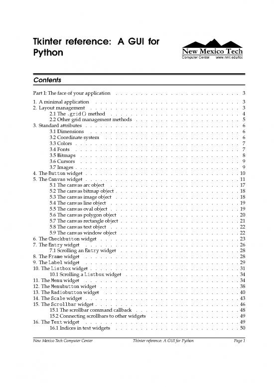 picture_Python Gui Pdf 196634 | Tkinter Nmt
