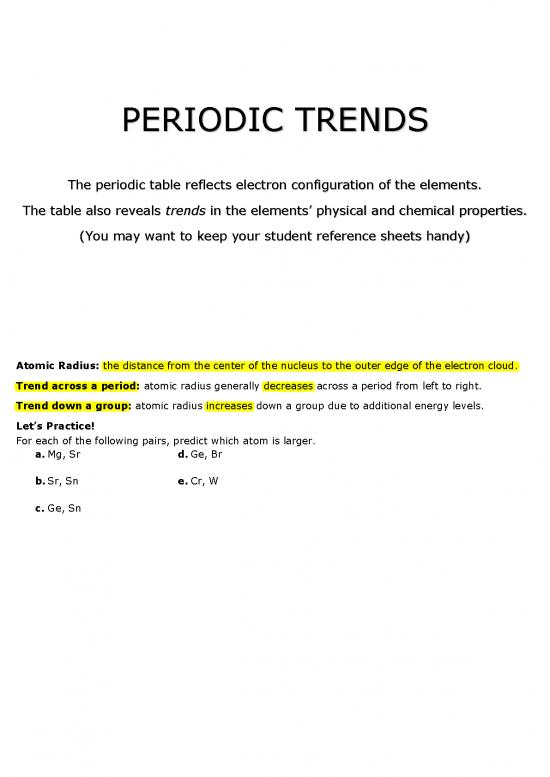 picture Pdf Printable Periodic Table 196023 | Unit 3 Notes 9 30 15