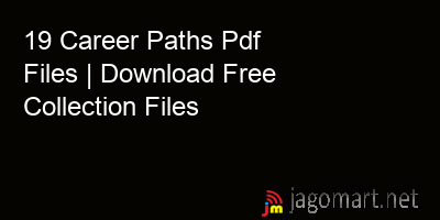 picture 19 Career Paths Pdf Files | Download Free Collection Files