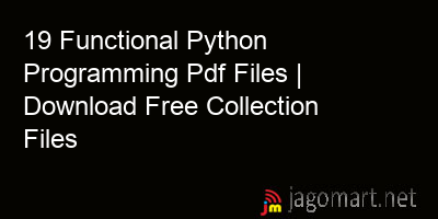 picture 19 Functional Python Programming Pdf Files | Download Free Collection Files