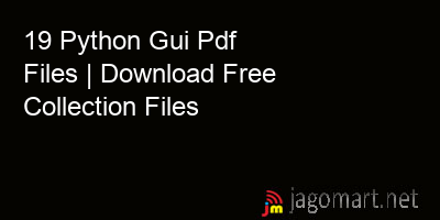 picture 19 Python Gui Pdf Files | Download Free Collection Files