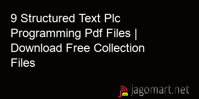 picture 9 Structured Text Plc Programming Pdf Files | Download Free Collection Files