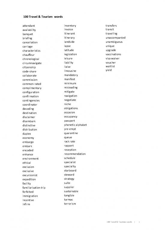 picture1_Tourism Pdf 200048 | 100 Travel Tourism Words