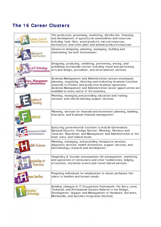 picture1_Career Pdf 199196 | 16clusters