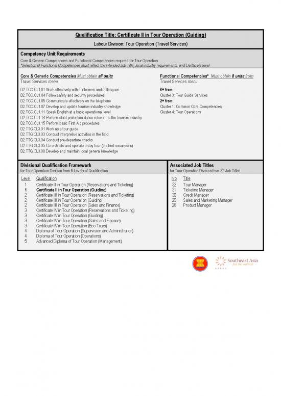 picture_Tourism Pdf 199817 | 30 Accstp Qualification To Certii Guiding