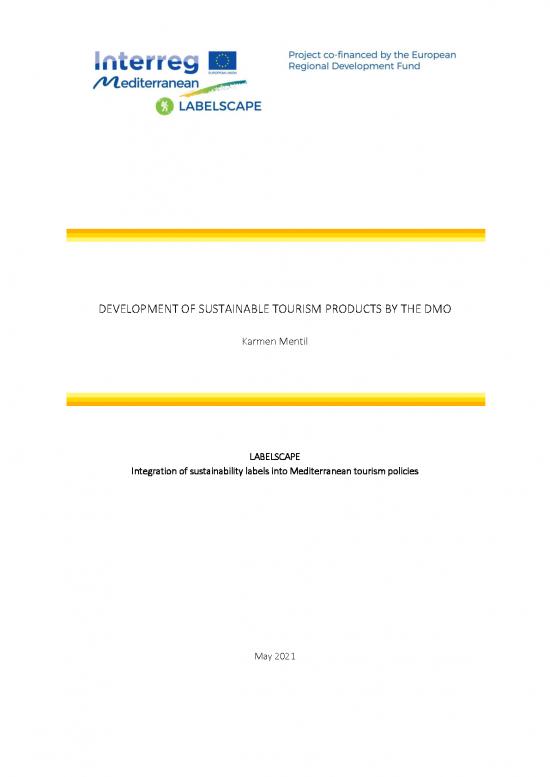 picture_Marketing In Tourism Pdf 200144 | 3 Sustainable Tourism Products  Mentil 1