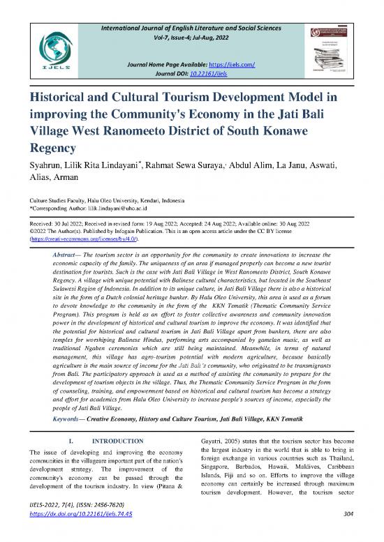 picture1_Tourism Pdf 199965 | 45ijels 108202255 Historical