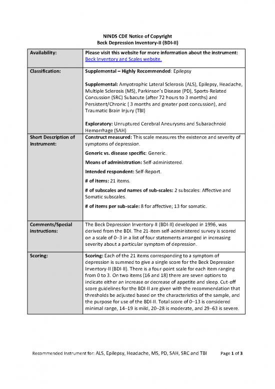 picture_Measures Pdf 198294 | Beck Depression Inventory Ii