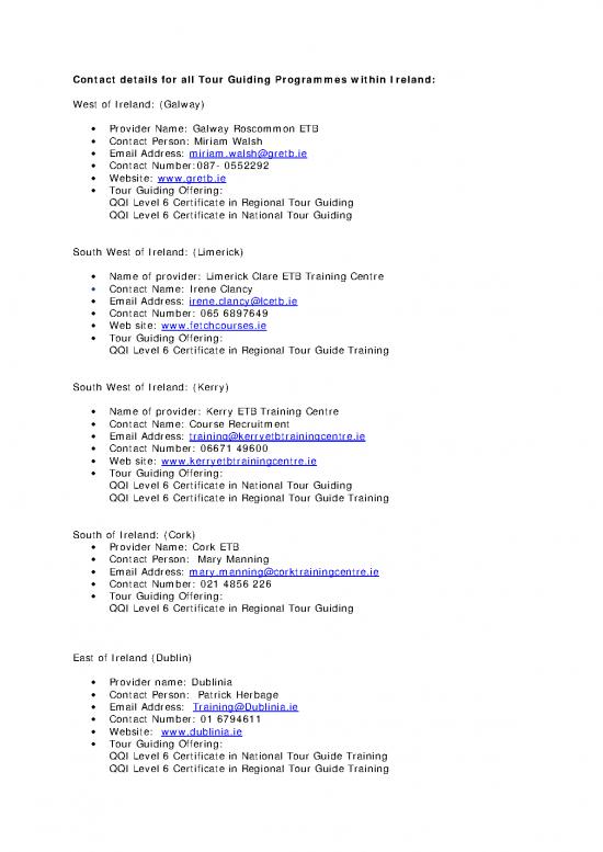 picture_Tour Guiding Pdf 200284 | Contact Details For All Tour Guiding Programmes Pg1 For Website