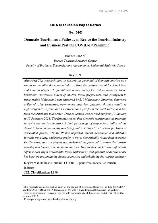picture1_Tourism Pdf 200281 | Domestic Tourism As A Pathway To Revive The Tourism Industry And Business Post The Covid 19 Pandemic
