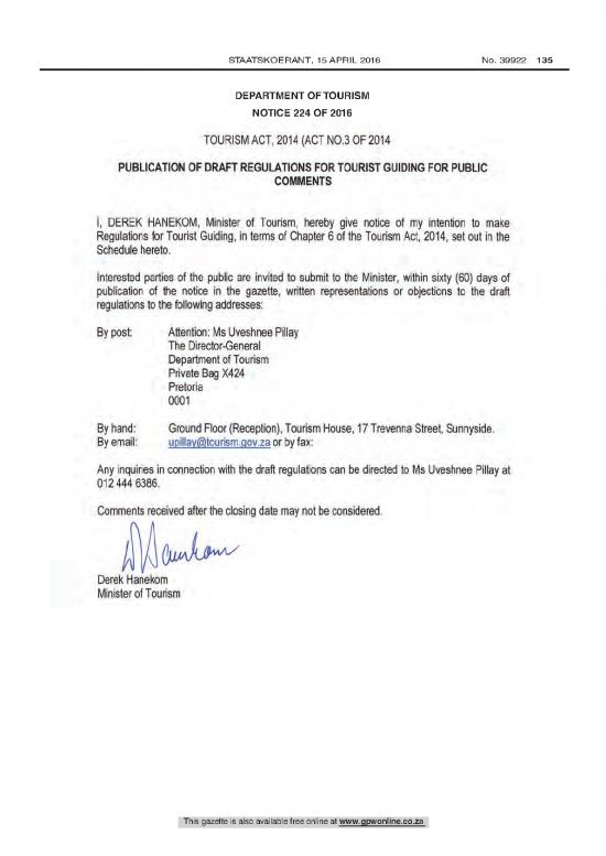 picture_Tourism Pdf 200420 | Draft Regulations For Tourist Guiding