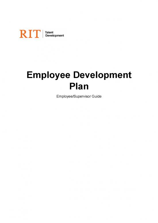 picture_Career Development Plan Examples Pdf 199655 | Employee Development Plan
