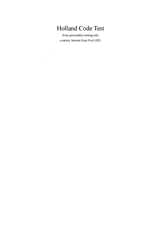 picture Career Pdf 199113 | Holland Code Test