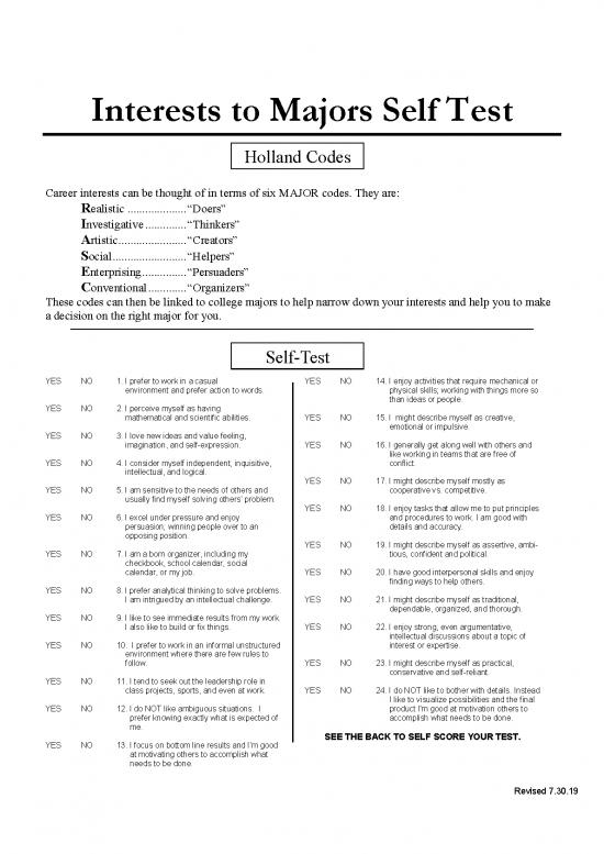 picture Career Pdf 199332 | Hollands Assessment