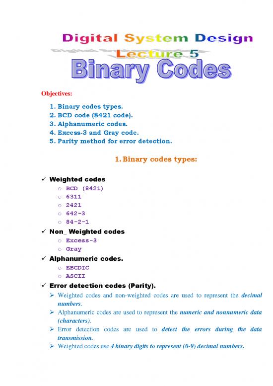 picture_Binary Codes Pdf 198129 | Lecture 5 Binary Codes