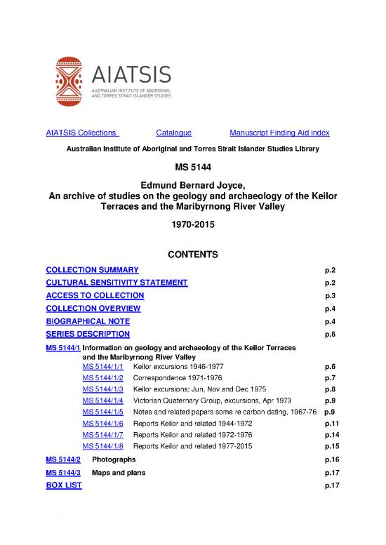 picture1_Geology Pdf 200558 | Ms 5144 Bernie Joyce Keilor And Maribyrnong