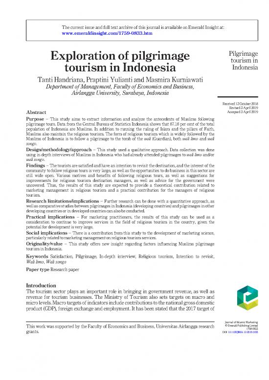 picture1_Tourism Pdf 200098 | Praptini Yulianti Karil 07 Exploration Of Pilgrimage Tourism