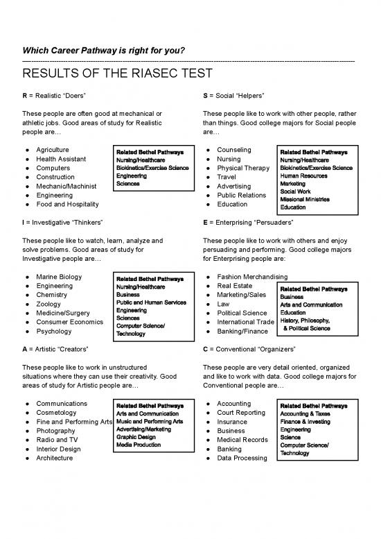 picture Career Pdf 198745 | Riasec Page 2