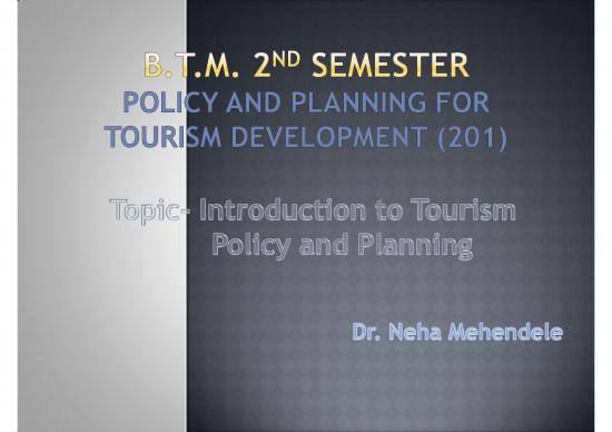picture1_Tourism Pdf 200333 | Tourism Policy 1