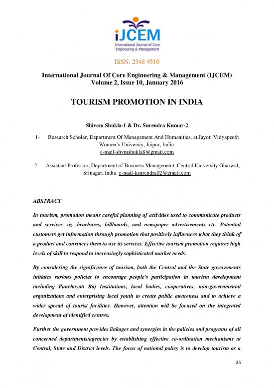 picture1_Tourism Pdf 200534 | Tourism Promotion In India
