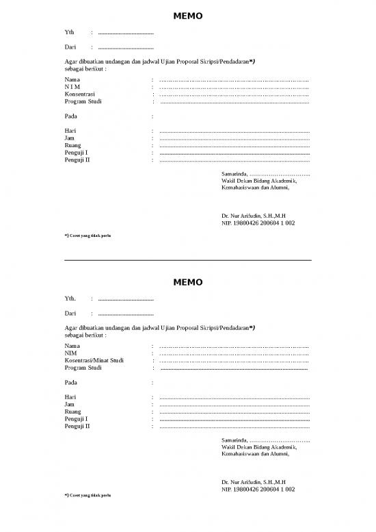 picture1_12 01 2019 Formulir Memo Ujian Proposal Dan Pendadaran | File Contoh - Memo