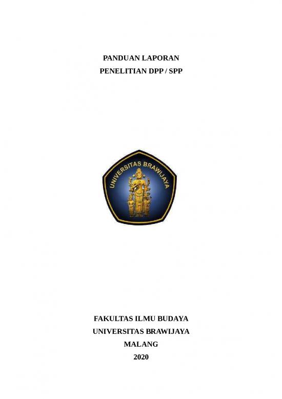 picture 2020 Panduan Laporan Penelitian Dpp Spp 1 | File - Laporan Penelitian Id 18980