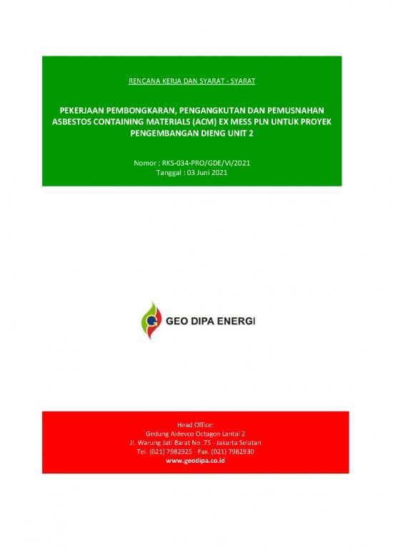 picture_Limbah Pdf 18517 | 210603 Rks Pembongkaran Dan Pemusnahan Asbestos Proyek Dieng Unit 2 Compressed