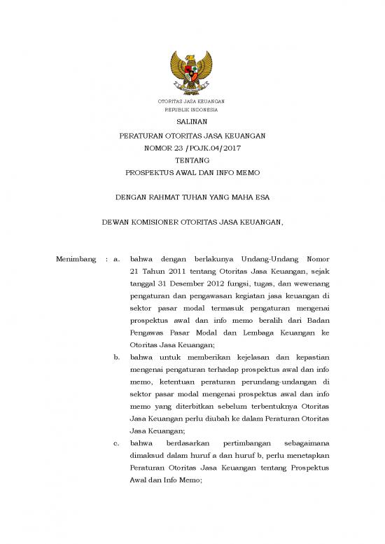 picture_23 Pojk04 2017 Tentang Prospektus Awal Dan Info Memo | File Contoh - Memo