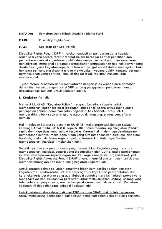 picture1_Applicant Lobbying Memo 2018 Indonesian | File Contoh - Memo