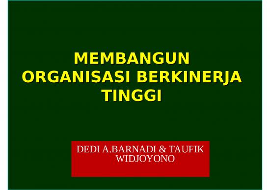 picture_Ppt Manajemen Konflik 19665 | C8792 Membangun Organisasi Berkinerja Tinggi Dedi