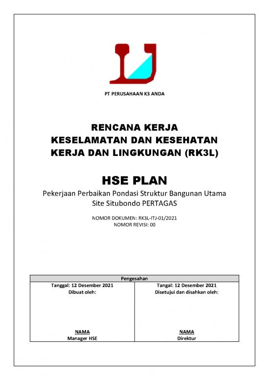 picture1_Contoh Hse Plan | File - Hse Plan Id 18486