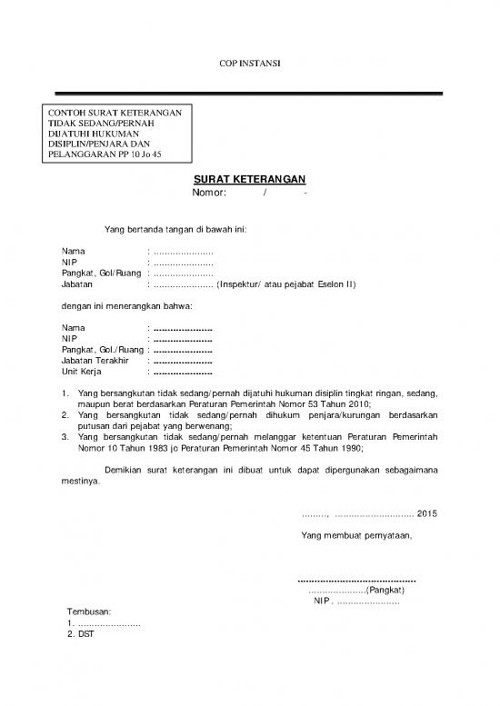 picture1_Contoh Surat Keterangan Tidak Pernah Dihukum | File - Surat Keterangan Id 18736