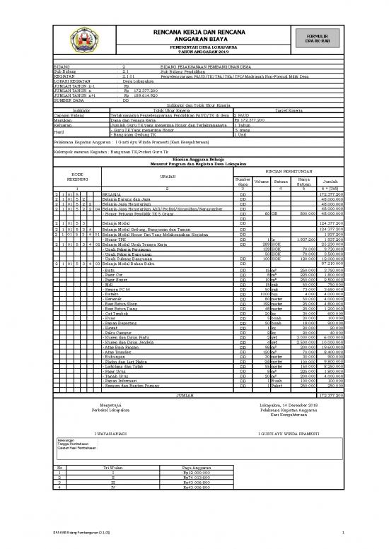 picture_Pendidikan Pdf 20489 | Dpa Rab Desa Lokapaksa Tahun 2019 Bidang Pembangunan 888418