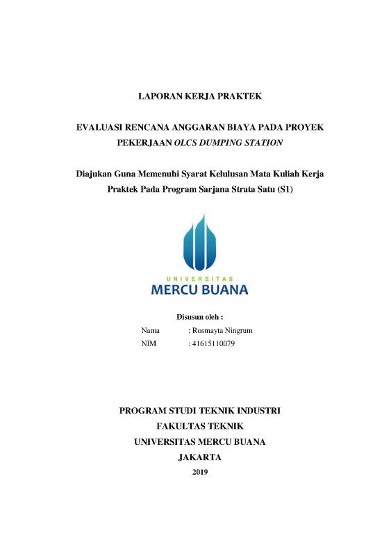 picture1_File Rab - Rencana Anggaran Biaya Id 20743 | Evaluasi Rencana Anggaran Biaya Pada Proyek Pekerjaan Olcs Dumping Station